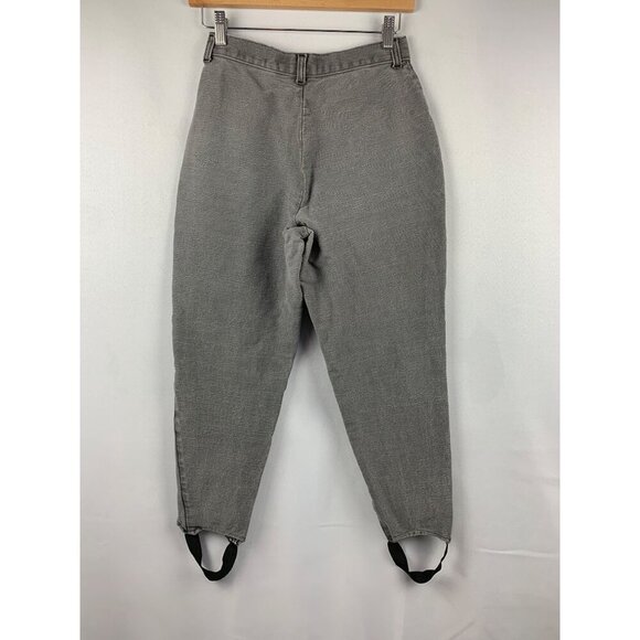 Gloria Vanderbilt Gray Stirrup Jeans Size 8 - Picture 2 of 6